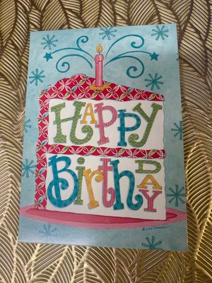 SLICE OF CAKE HAPPY BIRHTDAY CARD JER 29:11