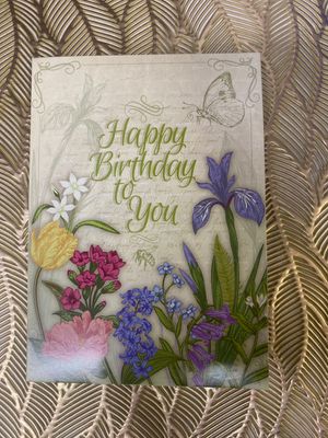 FLORAL HAPPY BIRTHDAY CARD PHIL 4:6