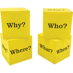 FOAM QUESTION CUBES