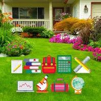 ASSORTED SCHOOL YARD SIGNS