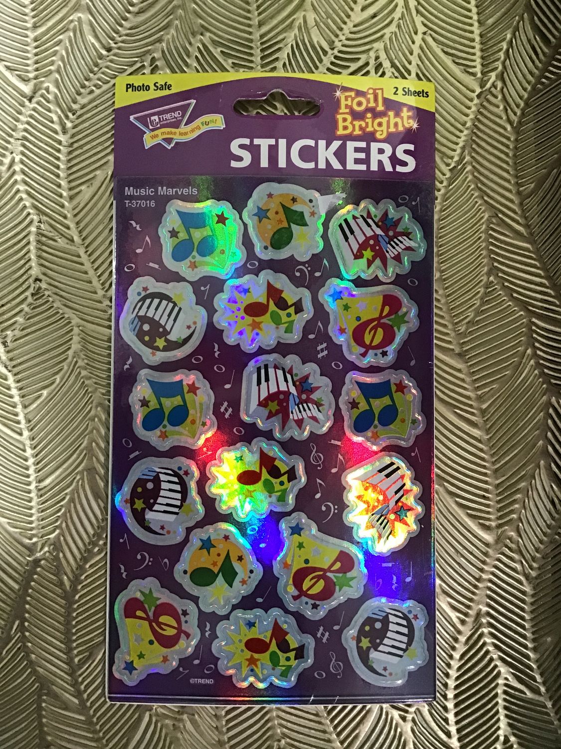MUSIC MARVELS FOIL STICKERS
