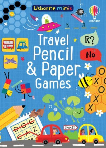 TRAVEL PENCIL &amp; PAPER GAMES USBORNE MINIS