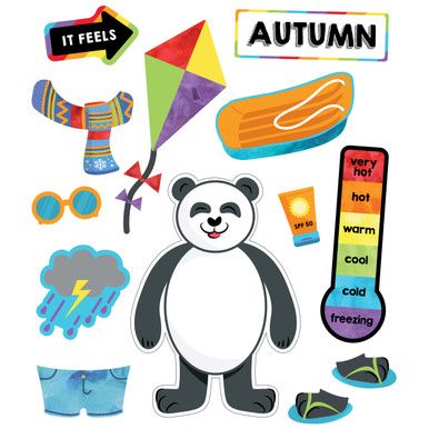 PANDA WEATHER BULLETIN BOARD SET PK-2