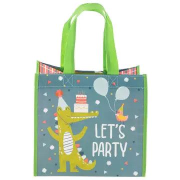 LET&#39;S PARTY   RECYCLED GIFT BAG