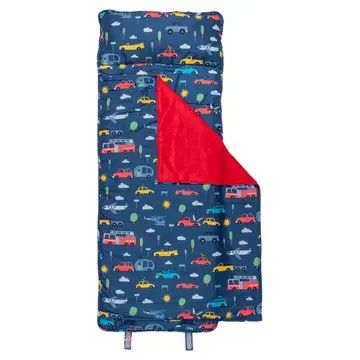 BLUE TRANSPORTATION ALL-OVER NAP MAT **