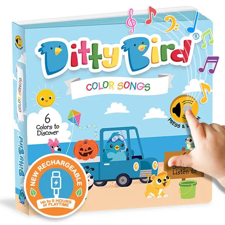 Color Songs | Ditty Bird Sound Book - Usb-C