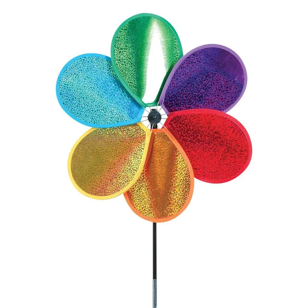 RAINBOW YARD PINWHEEL