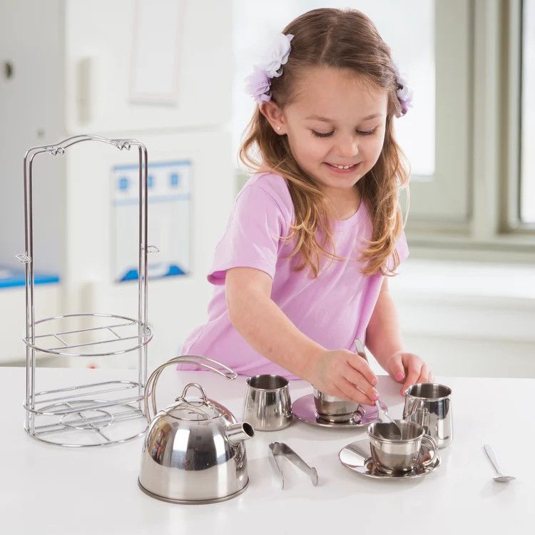 STAINLESS STEEL TEA SET