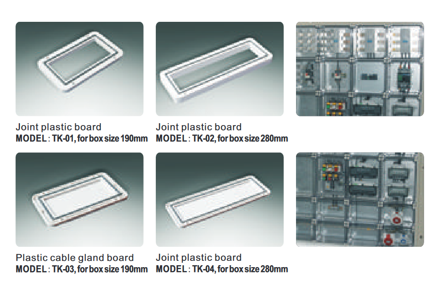TJ-AT-3856-K1, Wertek-Boxes, Gabinete de plastico modular 38x56x18cm, 6 kos (4 tk01, 2 tk02)