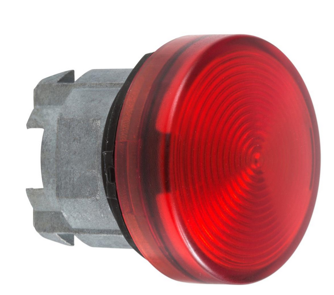 D-ZB4BV034, Wertek, Cabeza para piloto rojo, tipo led.