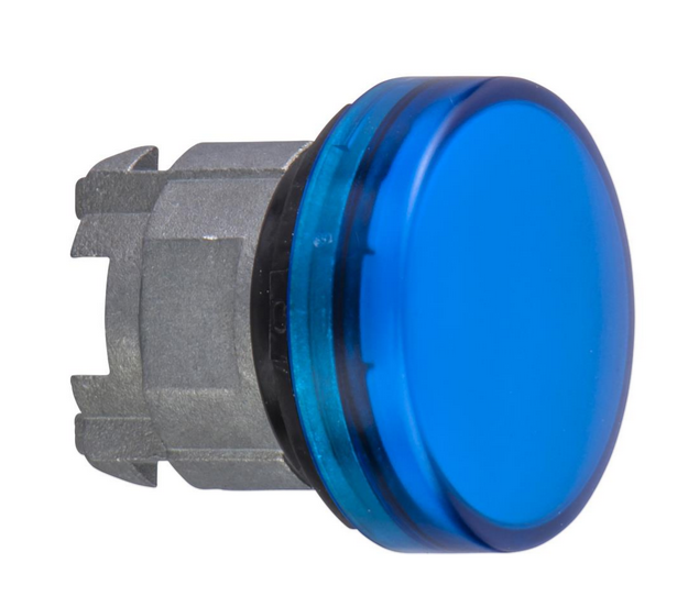 D-ZB4BV063, Wertek, Cabeza para lampara de 22.5mm azul led