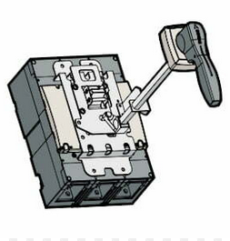 E-80U/S, LS Electric, Mando panel para interruptor termomagnetico metasol 800af