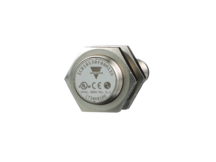 ICB18S30F08M1IO, Carlo Gavazzi, Sensor ind. io link, de 18mm, razante, alcance 8mm c/conector