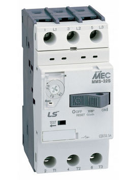 MMS-32S/10, LS Electric, Mms-32s/10 guardamotor vmax. 690vac 15ka 6 a 10a