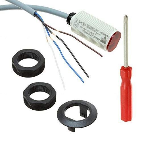 PA18CAD10PASA, Carlo Gavazzi, Sensor fotoelectrico retroreflectivo, 1.0m de alcance, m18 pnp no+nc,cable