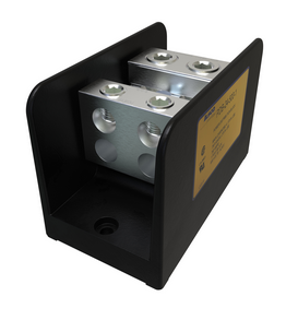 PDB-24-500-1, ILSCO, Blok de distribucion, un polo, ent. 2-500 y sal. 4-4/0 max.