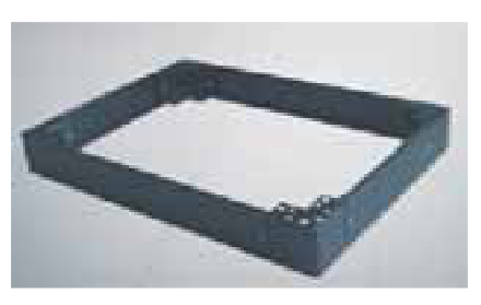 PL1-126, Wertek-Boxes, Zoclo (plinth) para gabinete de 100mm de alto 1200x600 mm