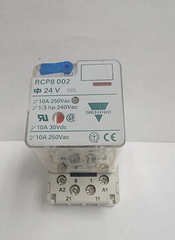 RCP8-002-024VAC, Carlo Gavazzi, Rcp800224vac relevador encapsulado 2 co, 8 pines,bob.24vac.