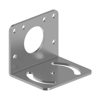 SMB30MM, Banner, 27162 bracket de 30mm, acero inoxidable, ranura de montaje curvada, juego para herrajes m6