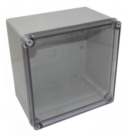 TJ-AT-1725-1, Wertek-Boxes, Caja plastica tapa transparente 175x250x100 mm