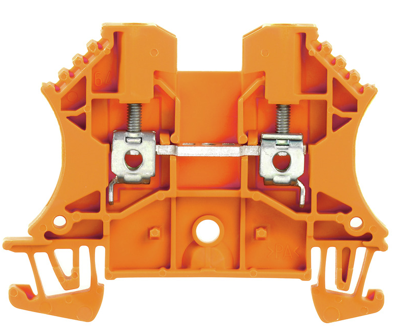 W_1020060000, Weidmuller, Clema de paso naranja wdu 2.5 or