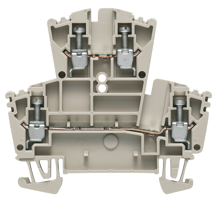 W_1021500000, Weidmuller, Clema de paso doble piso wdk 2.5