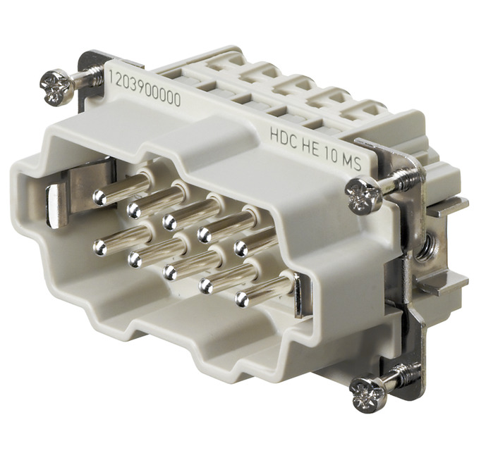 W_1203900000, Weidmuller, Conector macho hdc he 10 ms