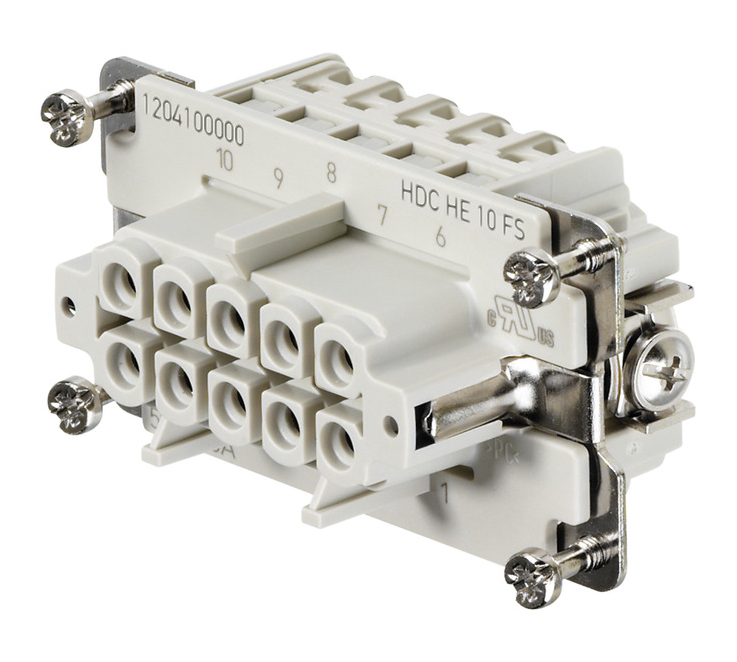 W_1204100000, Weidmuller, Conector hembra hdc he 10 fs