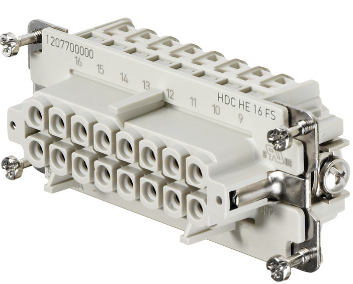 W_1207700000, Weidmuller, Conector hembra hdc he 16 fs