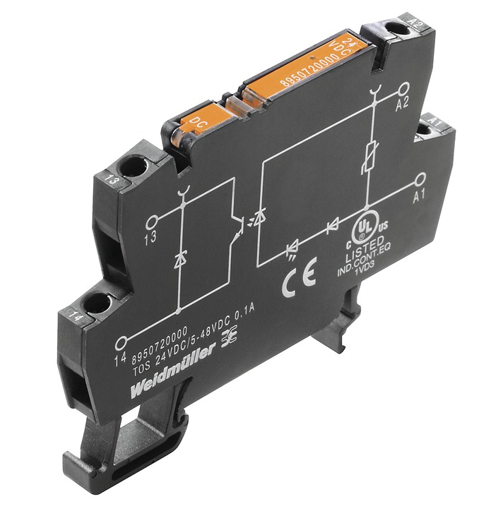 W_1275100000, Weidmuller, Optoacoplador tos 24vdc/24vdc 4a