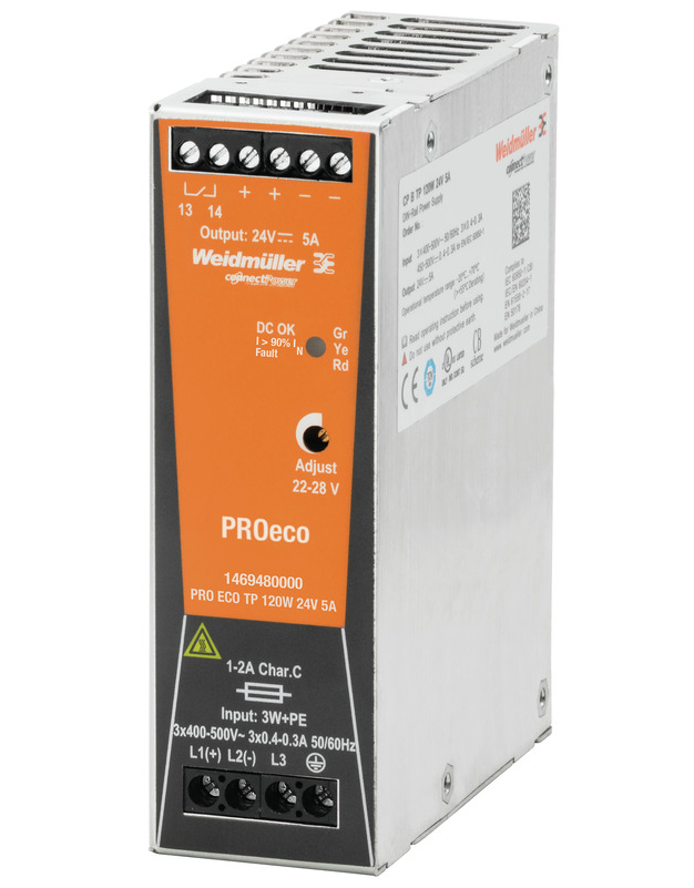W_1469480000, Weidmuller, Fuente de alimentacion ent. 85- 260vca,, sal. 24vdc, 5a