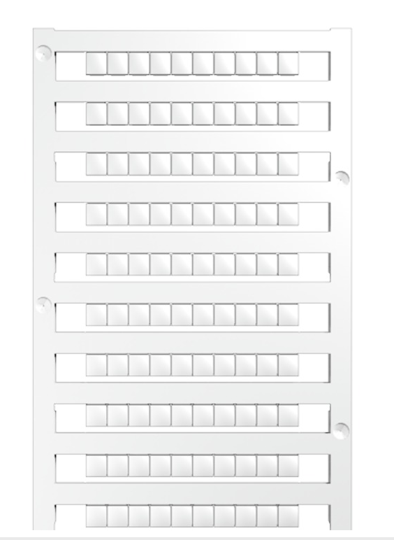 W_1609801044, Weidmuller, Etiqueta p/clema 200 pza dek 5/5 multicard