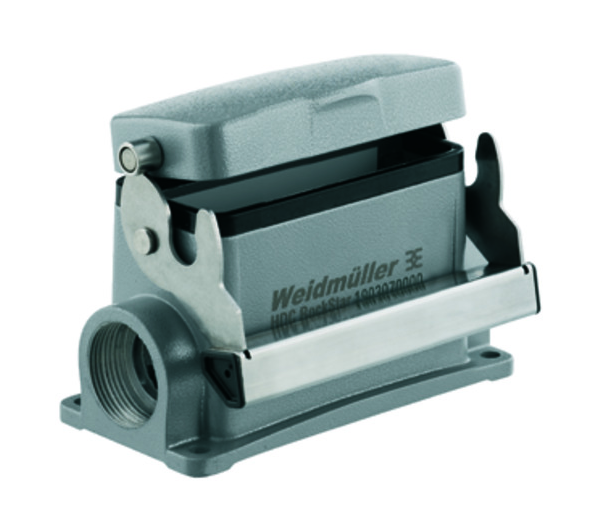 W_1658410000, Weidmuller, Base cerrada 1sal tapa grupo 6 hdc 40d sdlu 1pg29g