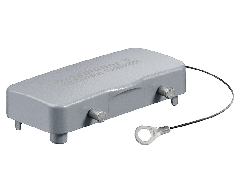 W_1665260000, Weidmuller, Tapa p/2 ganchos hdc 16b dodq 4bo