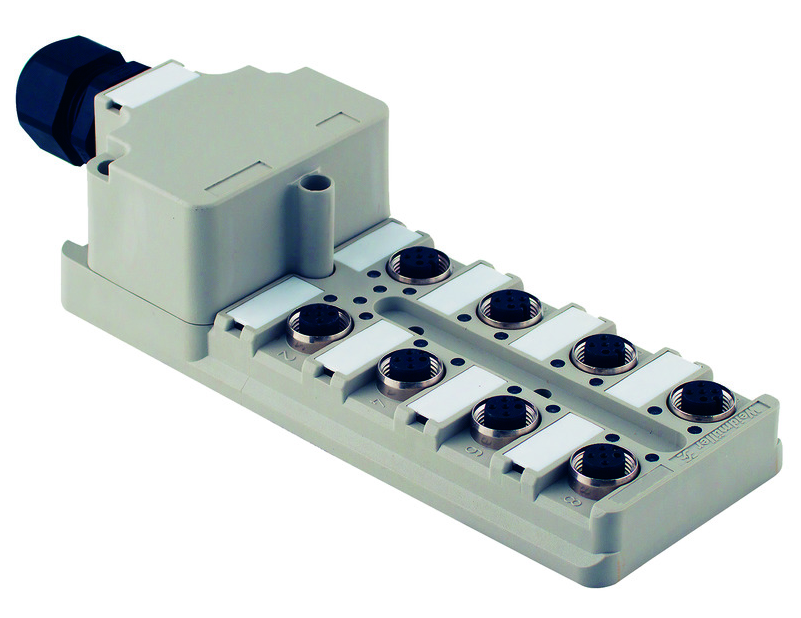 W_1705940000, Weidmuller, Modulo sai-8-m 4p m12