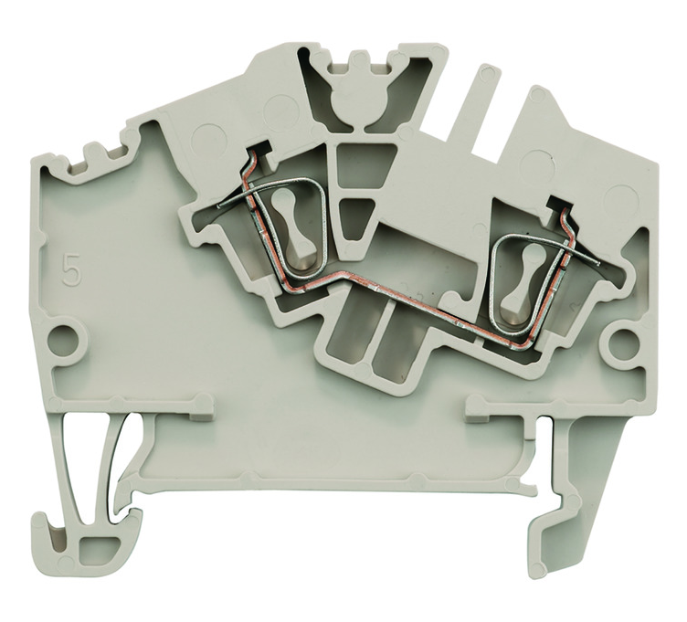 W_1772060000, Weidmuller, Clema de paso zdu 2.5-2 250v beige