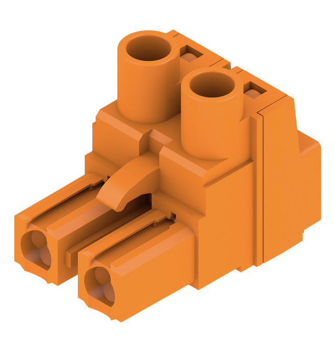 W_1980480000, Weidmuller, Conector hembra blz 7.62hp/02/180 sn or bx