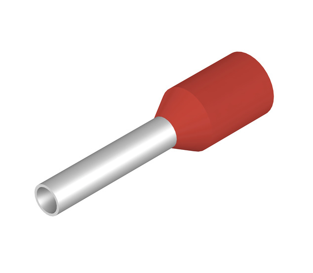 W_9019080000, Weidmuller, Punta terminal 17awg h 1.0/14 d rojo  17 awg (e1008)