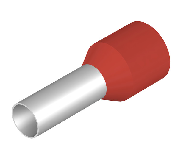 W_9019240000, Weidmuller, Punta terminal 7awg h 10/22d rojo 7-8 awg (e10-12) (d3026)