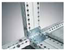 WA020, Wertek-Boxes, Kit de soporte angular ( 4 pzas) para union de gab. ar9.
