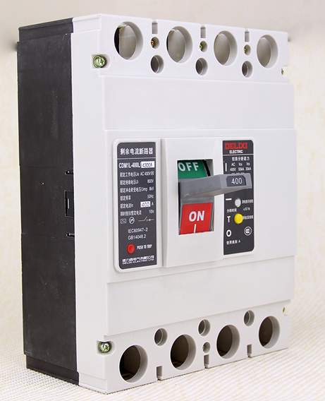 CDM7L-400R400, Delixi, Moulded case circuit breaker for 400amps, 35/400 (ka/vac)