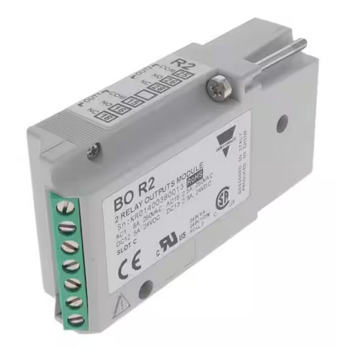 BOR2, Carlo Gavazzi, Modulo de salida de 2 relevadores.