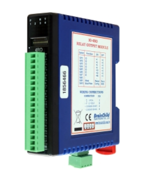 IO-4RO, Brainchild, Modulo scada de 4 salidas de relevador modbus rtu