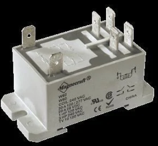 W92S11A22D-120A, Square D, Relevador,  dpdt,  ent.120vac, sal. 30a, en 250vac,   20a, en 24vdc.