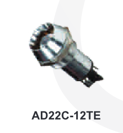 AD22C-12TE-RED/GRE-1, Wertek, Led indicador cambiante de rojo a verde