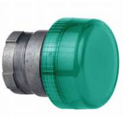 D-ZB2BV03, Wertek, Cabeza para lampara piloto verde (lay5-bv03).