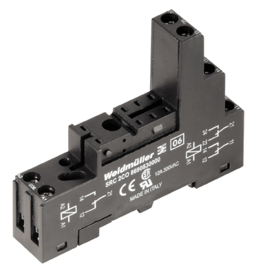 W_8690830000, Weidmuller, Base p/rele rcl src 2co