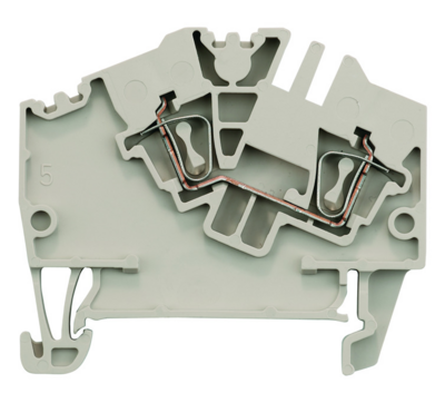 W_1772060000, Weidmuller, Clema de paso zdu 2.5-2 250v beige