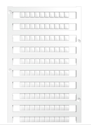 W_1609801044, Weidmuller, Etiqueta p/clema 200 pza dek 5/5 multicard