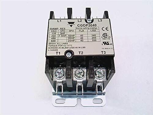 CGDP3040K5, Carlo Gavazzi, Contactor, prop. definido de 3p, 40a, c/bobina p/208/240 vca